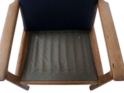 Hans_Wegner_Fauteuil_GE_265_for_GETAMA_in_Oak_and_Black_Leather_1980