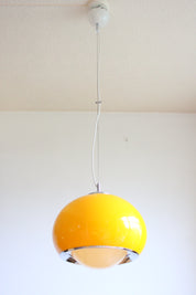 Harvey_Guzzini_Orange_Bud_Pendant_Lamp_Italy_1968