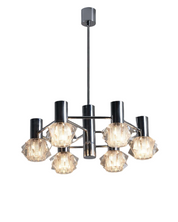 Hexagonal_Chrome_Chandelier_with_Glass_Massive