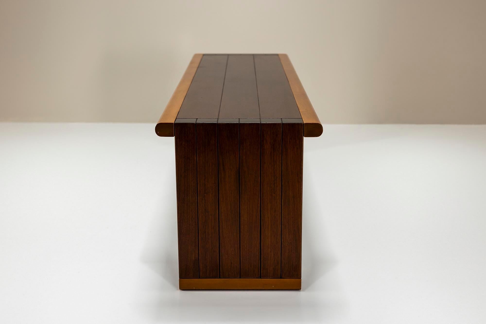 Ico_Parisi_Wooden_Bench_for_Brugnoli_Mobili_Cant_Italy_1974