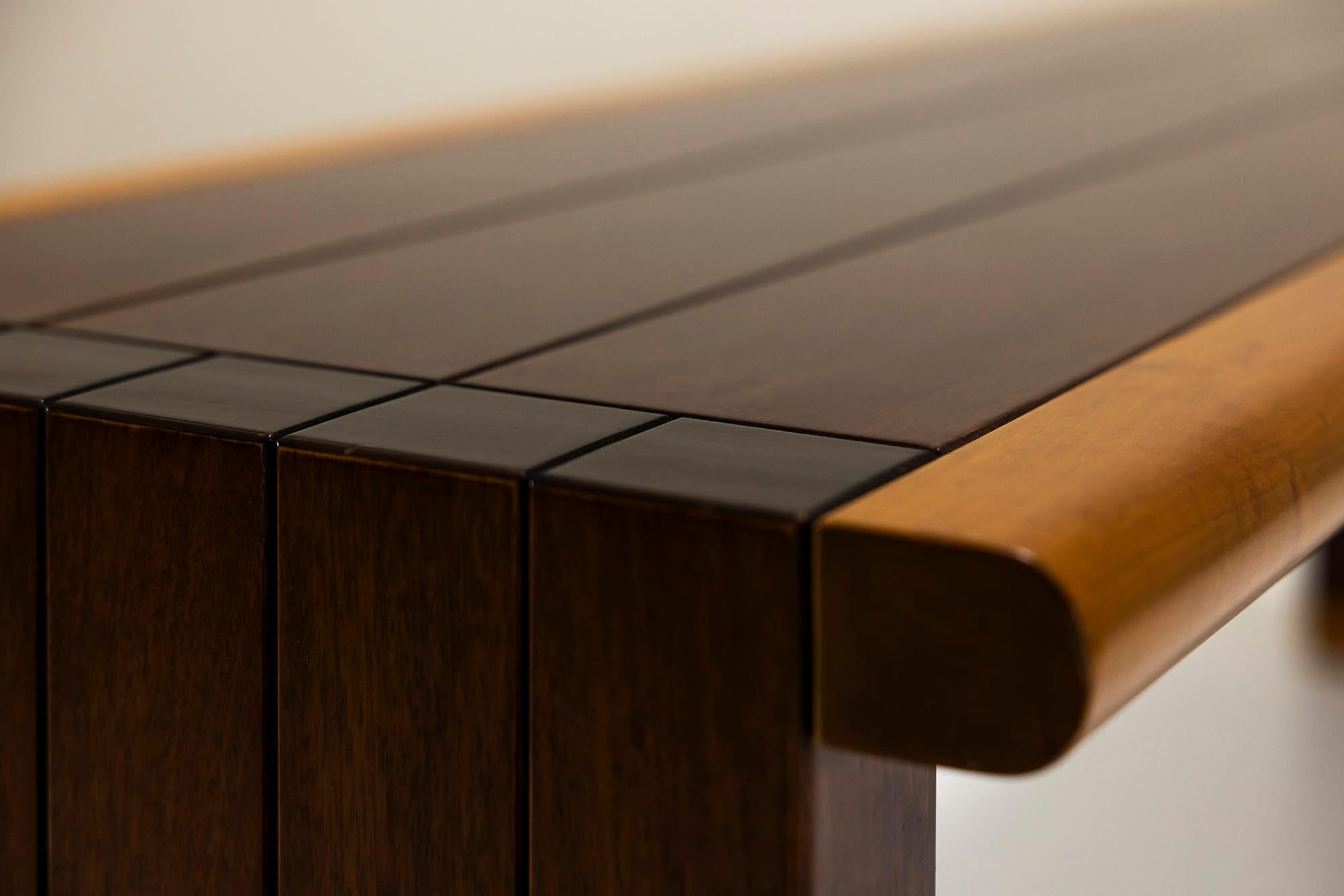 Ico_Parisi_Wooden_Bench_for_Brugnoli_Mobili_Cant_Italy_1974
