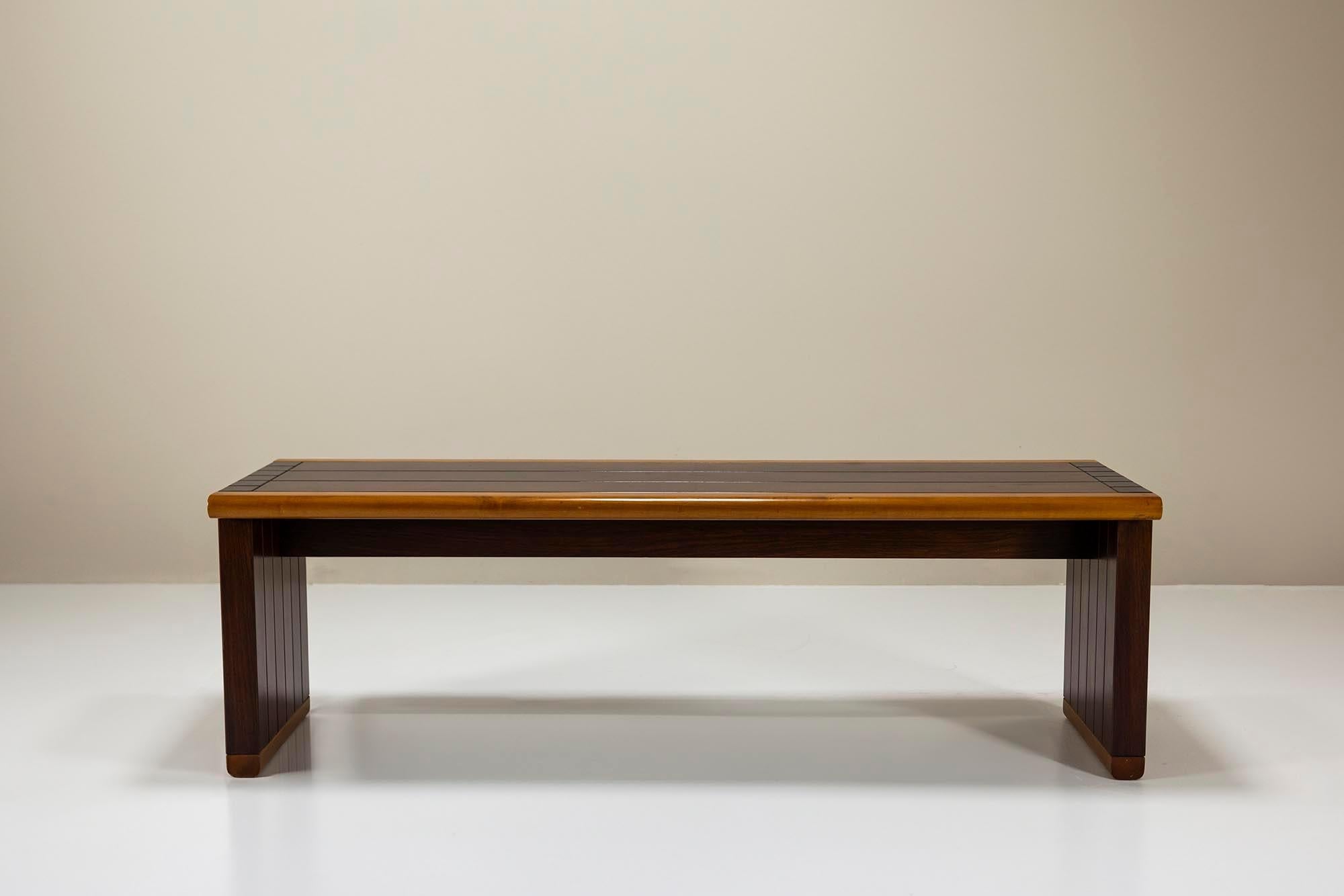 Ico_Parisi_Wooden_Bench_for_Brugnoli_Mobili_Cant_Italy_1974