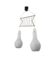 Italian_Stilnovo_Style_Pendant_Lamp_with_Opaline_and_Brass_Shades,_1950s