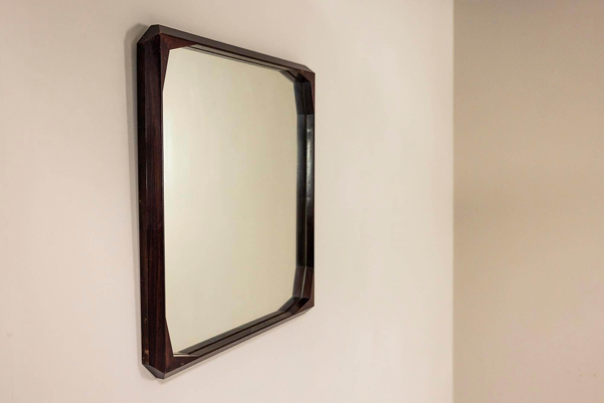 Italian_Vintage_Square_Mirror_in_Rosewood_Italy_1960s