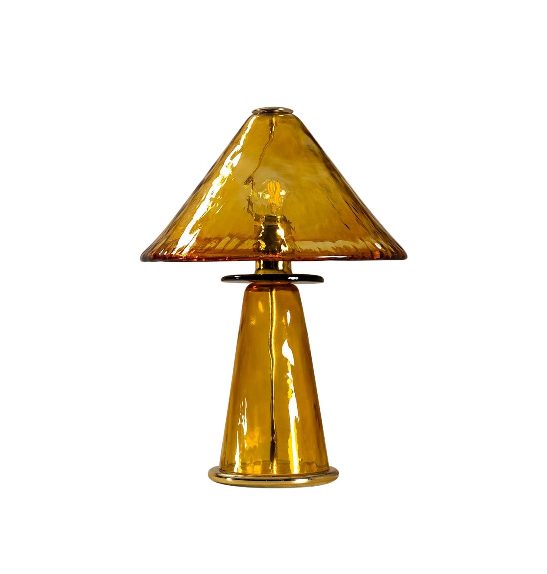 La_Murrina_Table_Lamp_in_Amber_Murano_glass_and_Brass_1980s