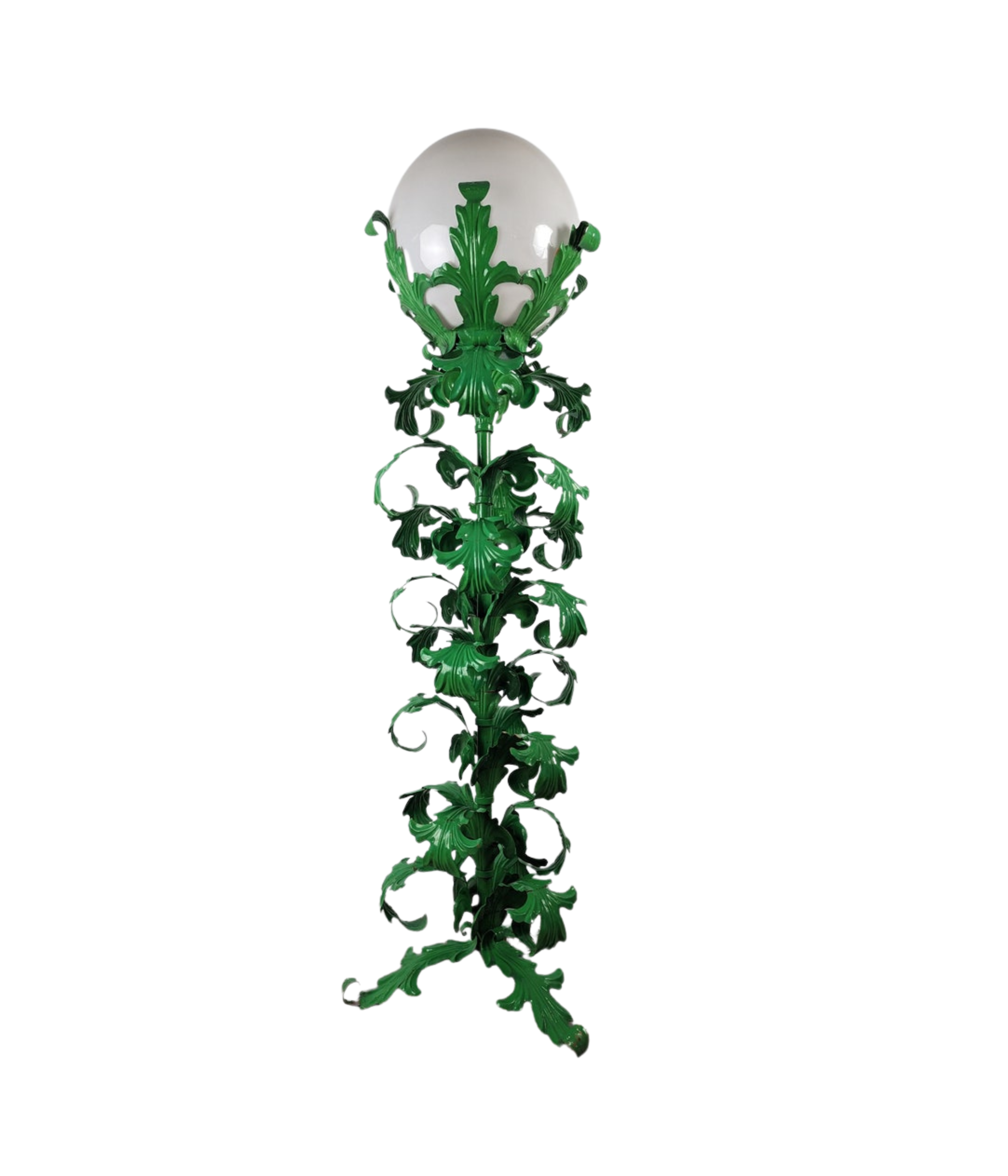 Large_acanthus_leaf_metal_floor_lamp_1950s