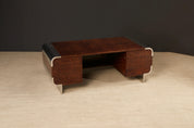 Leon_Rosen_for_Pace_Collection_Burl_Chrome_Waterfall_Executive_Desk_c_1970s