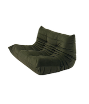 Ligne_Roset_Togo_2-seat_element_in_dark_green_velvet