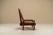 Lounge_Chair_In_Elm_and_Leather_In_The_Manner_Of_Pierre_Chapo_France_1970s
