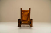 Lounge_Chair_In_Elm_and_Leather_In_The_Manner_Of_Pierre_Chapo_France_1970s