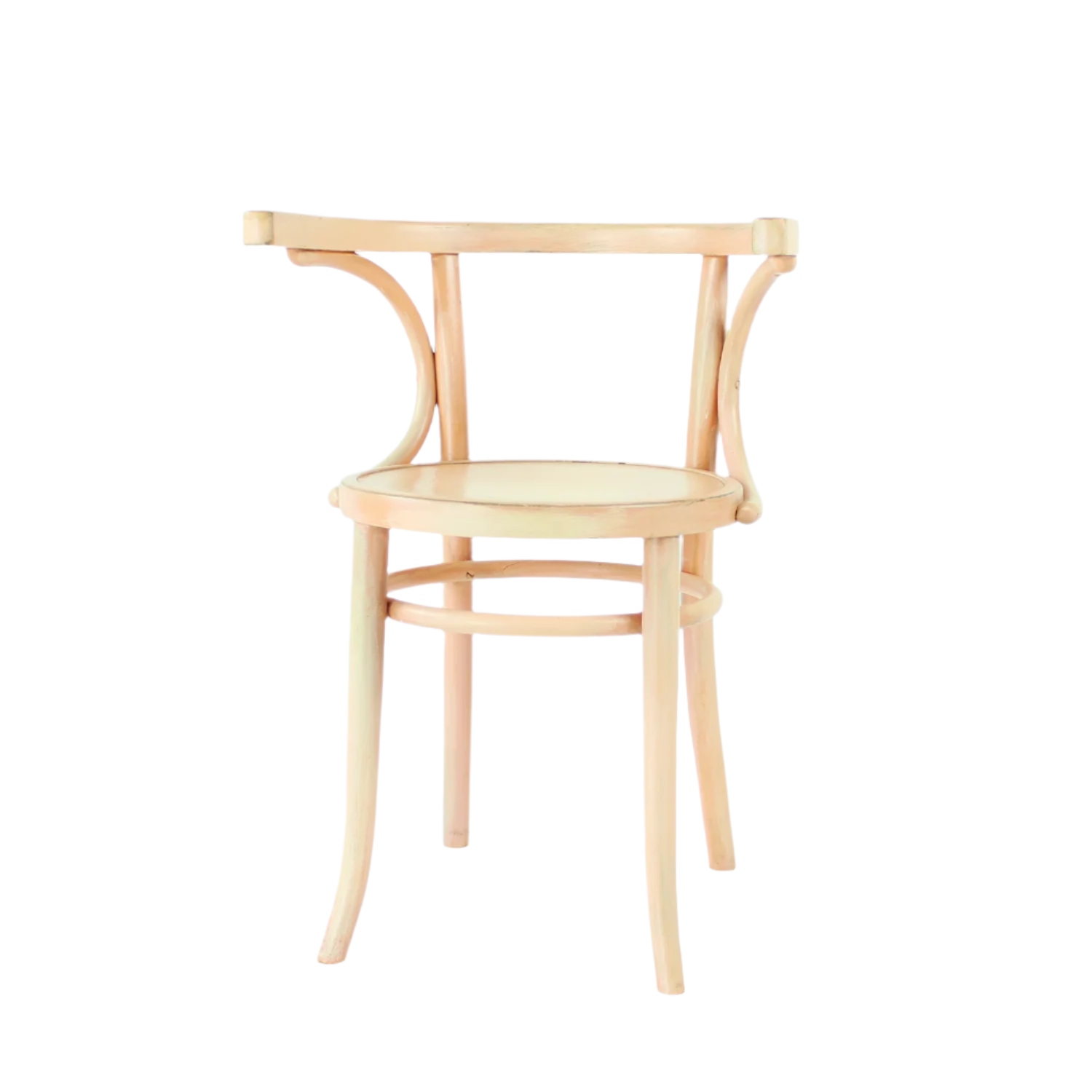 Michael_Thonet_No._24_Bentwood_Chair_By_Ton_In_Pink_Czechoslovakia_1950s
