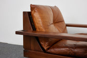 Mid-Century_Pine_and_Cognac_Leather_Lounge_Chair_Ottoman_France_1950s_Set_of_2