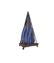 Mid-century_iron_and_blown_glass_pyramid_table_lamp