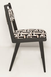 Mid_Century_Black_and_White_Velvet_JAR_Chair_Poland_Europe_1960s