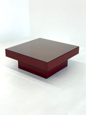 Mid_Century_Red_Italian_Coffee_Table_with_Glass_Top
