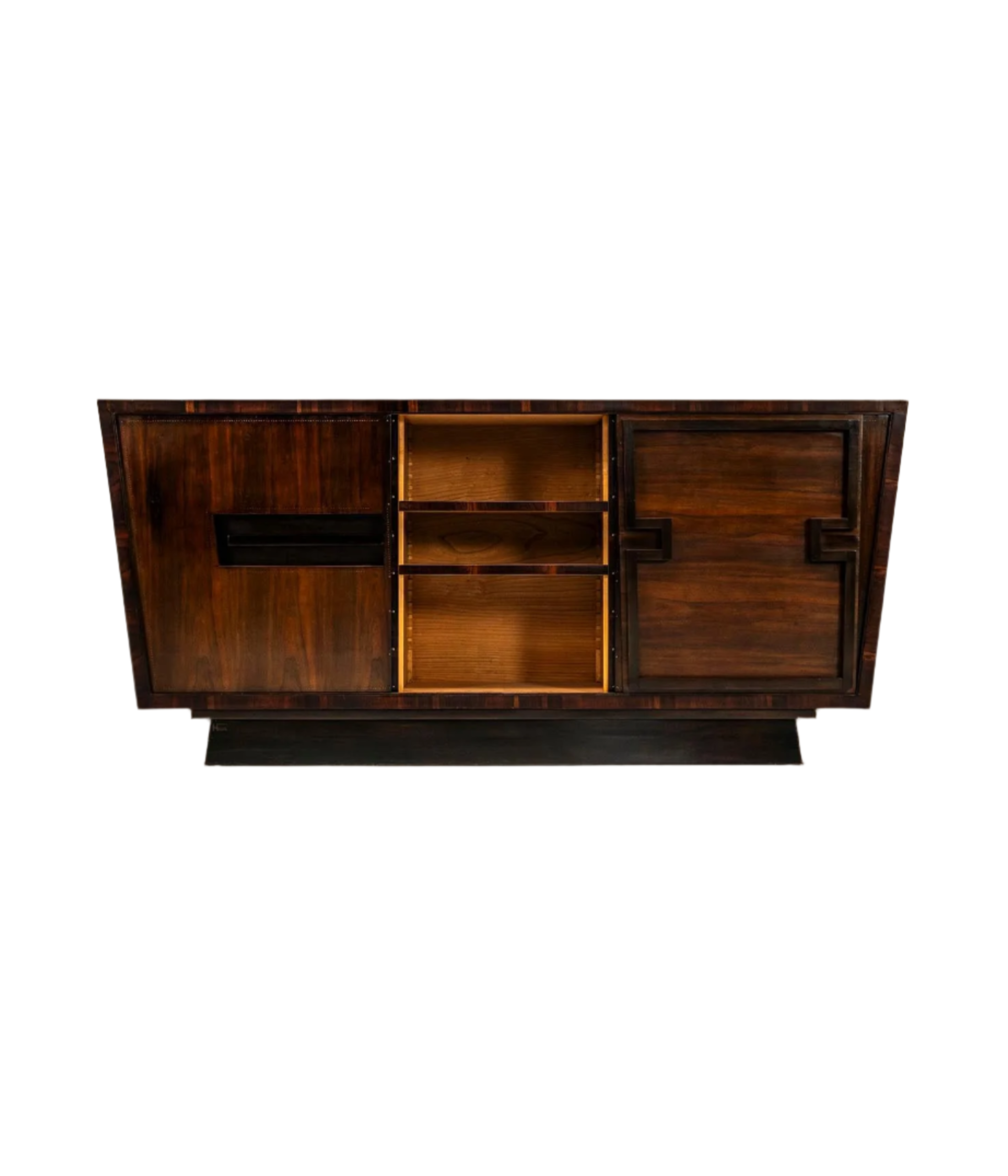 Modernist_Sideboard_In_Studded_Rosewood_By_Andre_Sornay_France_1940s