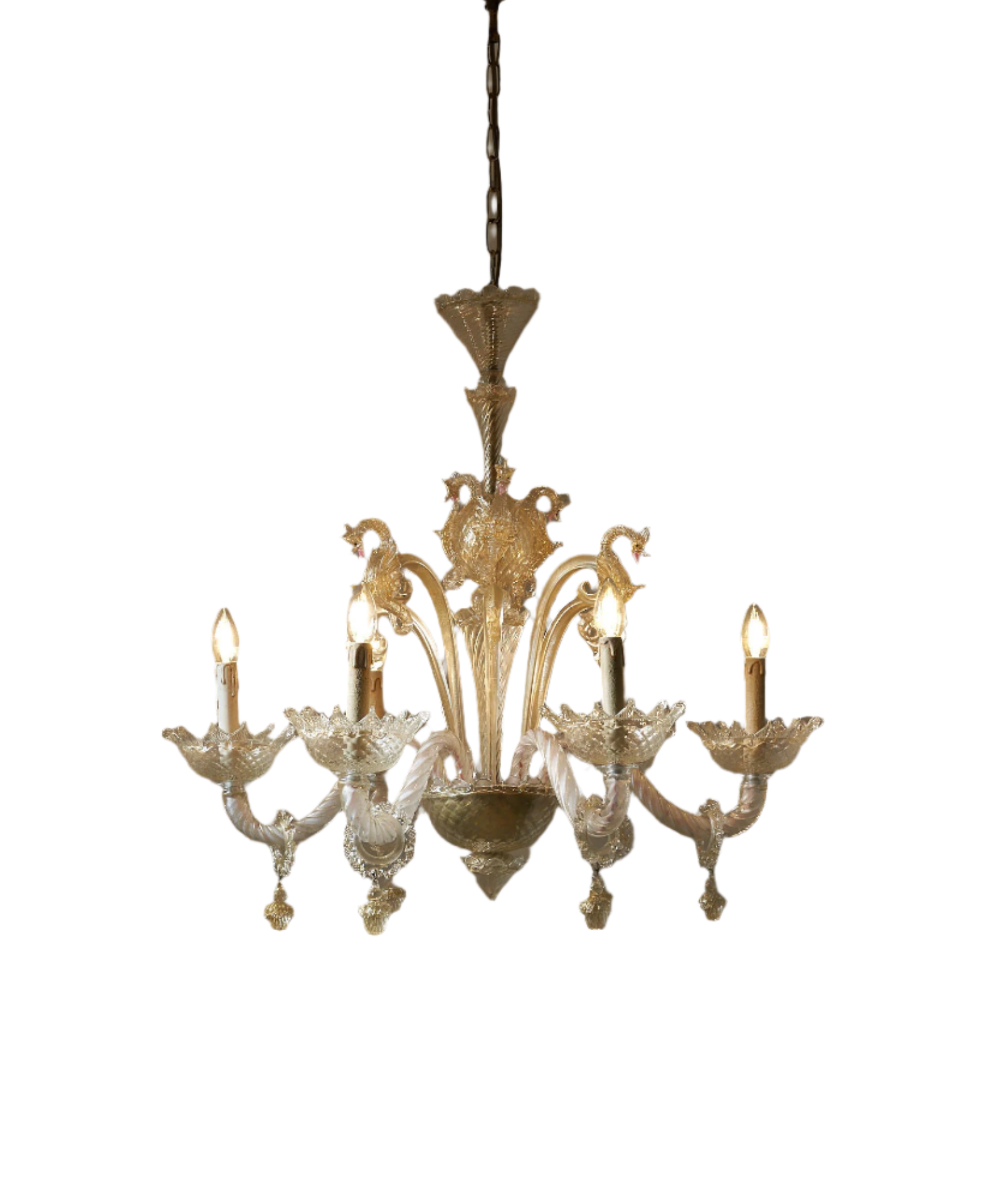 Murano_Glass_chandelier_with_Seahorse_Barovier&Toso