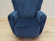 Navy_blue_armchair_Scandinavian_design_production_Denmark