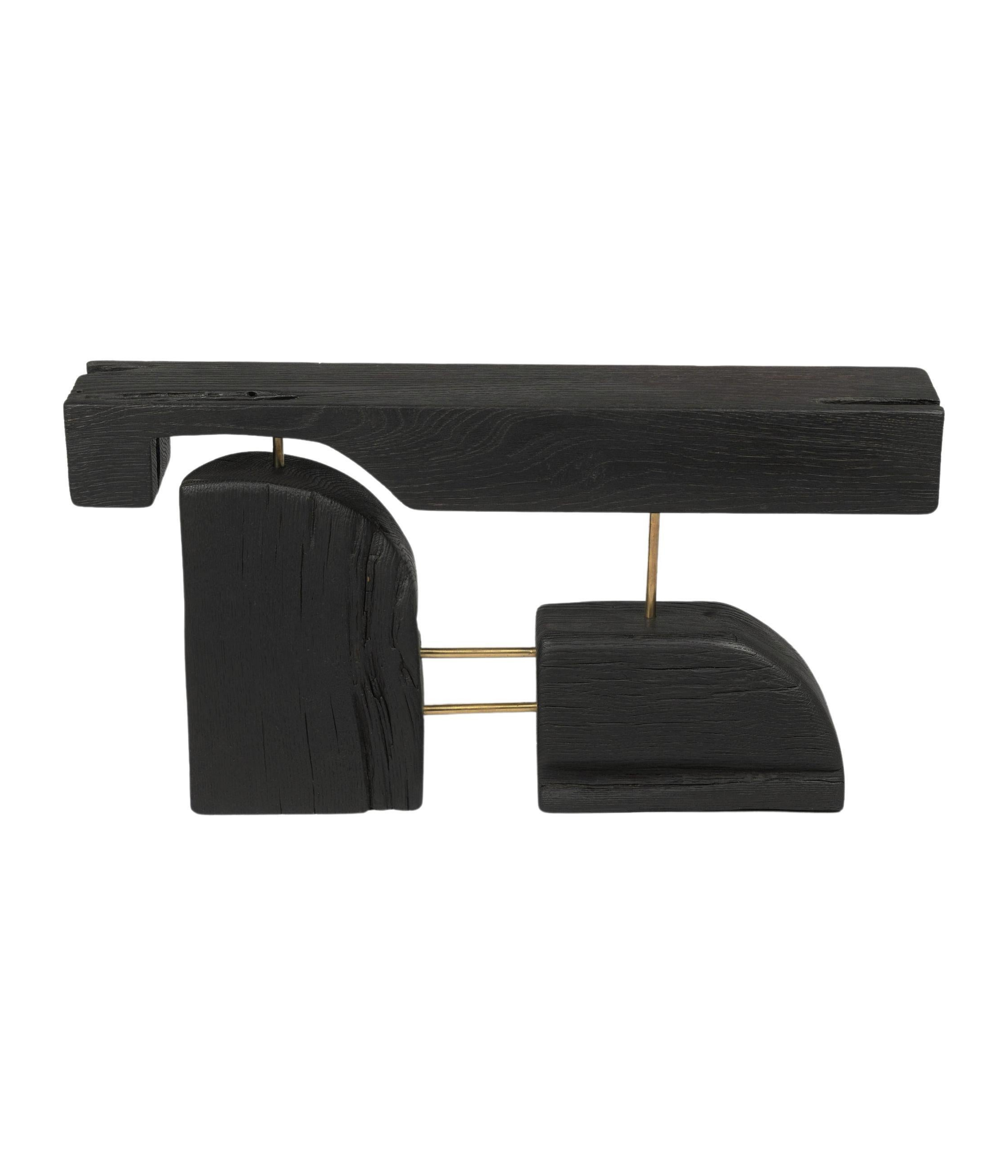 Original_Contemporary_Design_Burnt_Oak_with_Brass_Unique_Side_Table