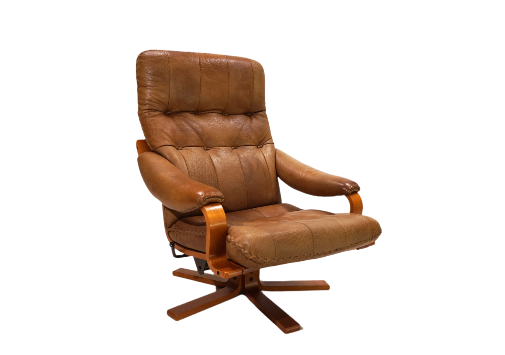 P._Schultz_Co._Denmark_leather_armchair_1960