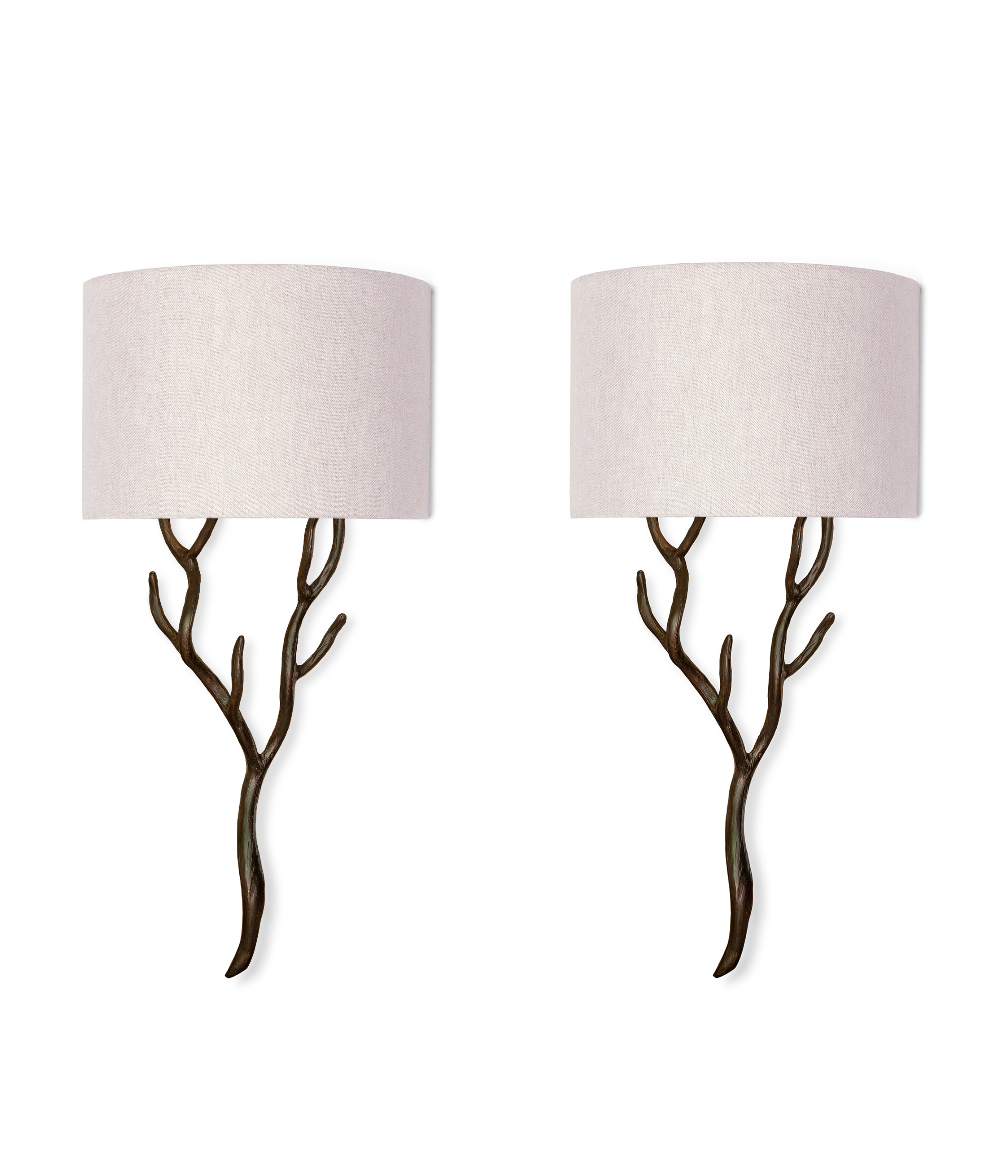 Pair_of_Organic_Etna_Wall_Light_in_Bronze_Plaster_Finish_by_Benediko