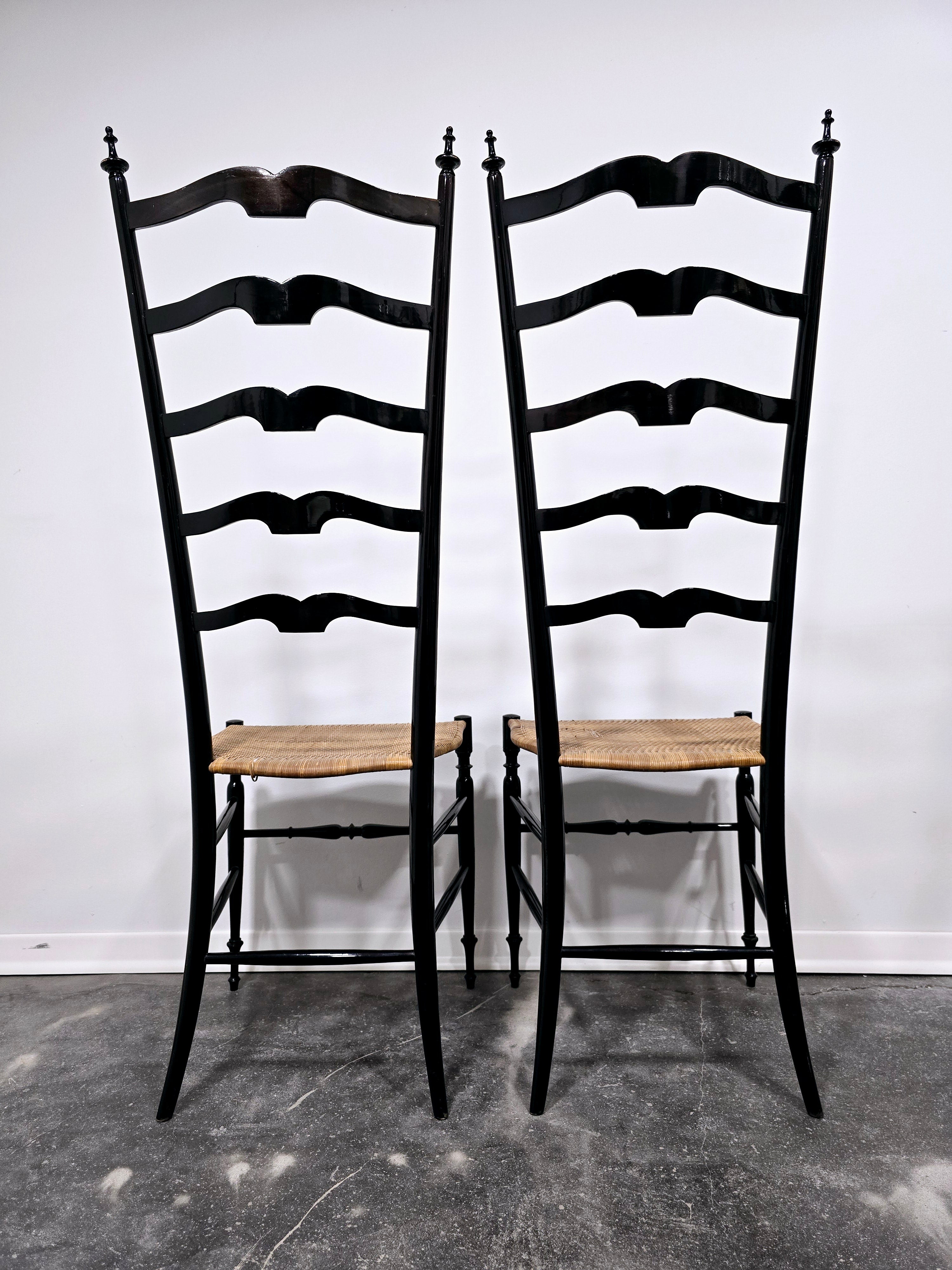 Paolo_Buffa_Ladder_chairs_for_Chiavari_Italy_1950s