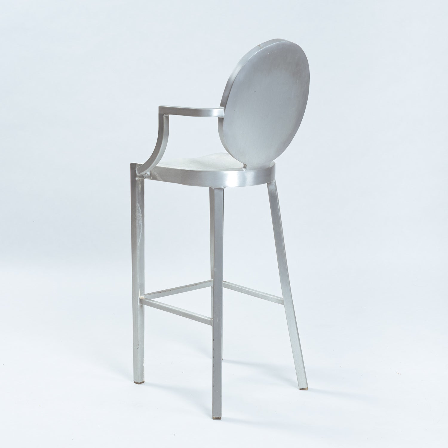 Philippe_Starck_Kong_one_arm_aluminium_barstool,1980s