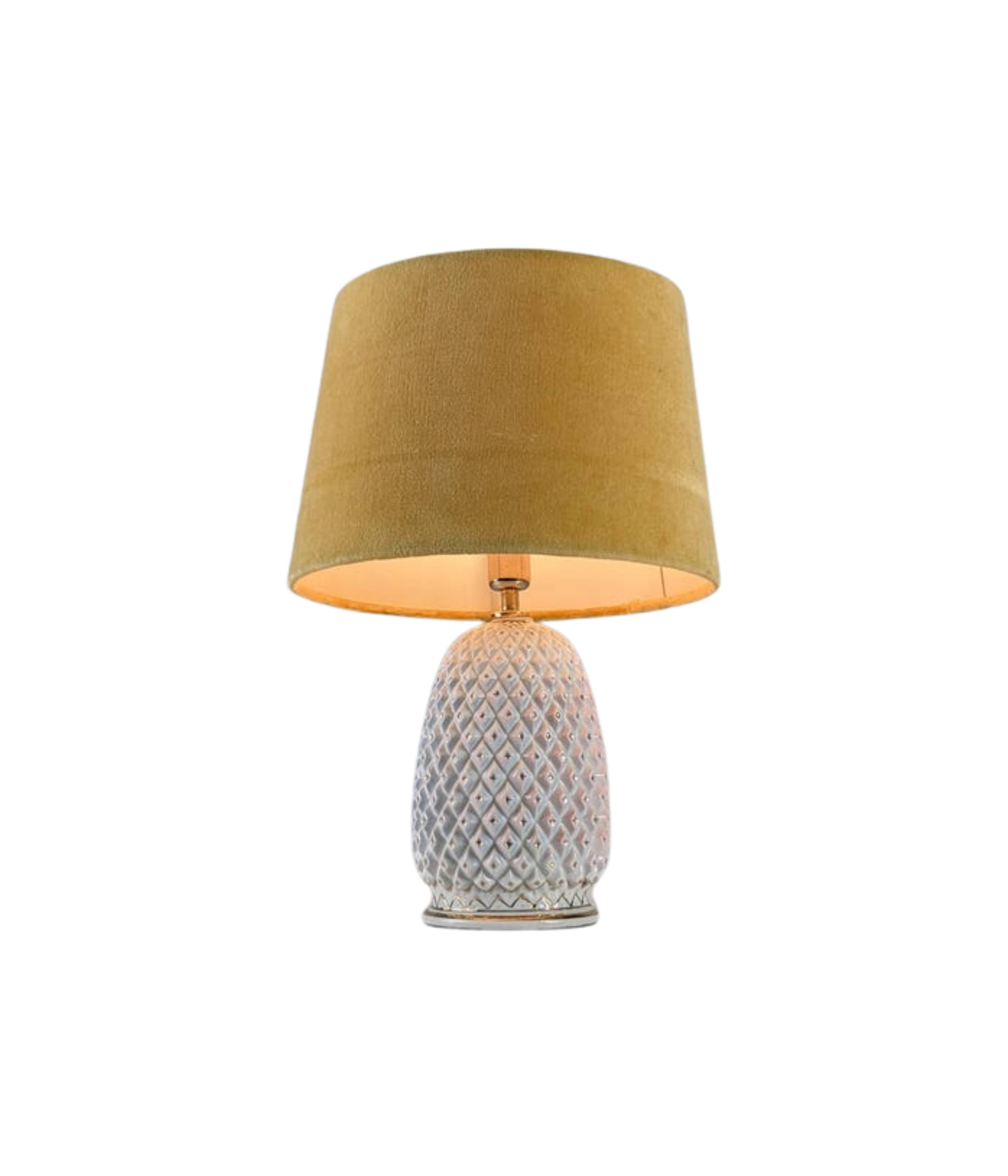 Pineapple_Table_Lamp_in_Porcelain_with_Iridescent_Effect_and_Gold_by_Capodimonte