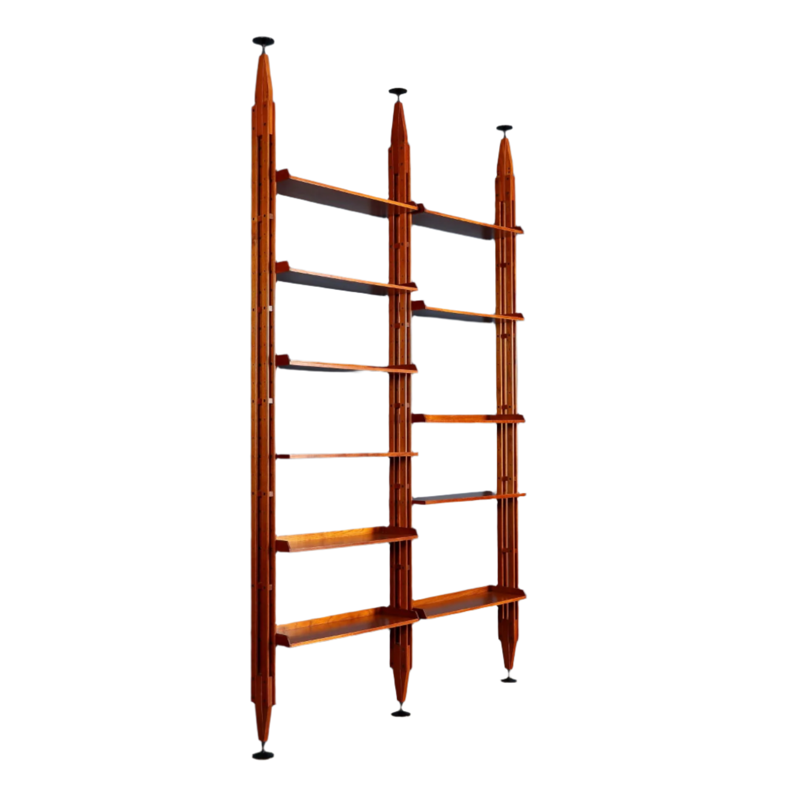 Poggi_LB7_Bookcase_Design_Franco_Albini_Teak_Italy_1950s