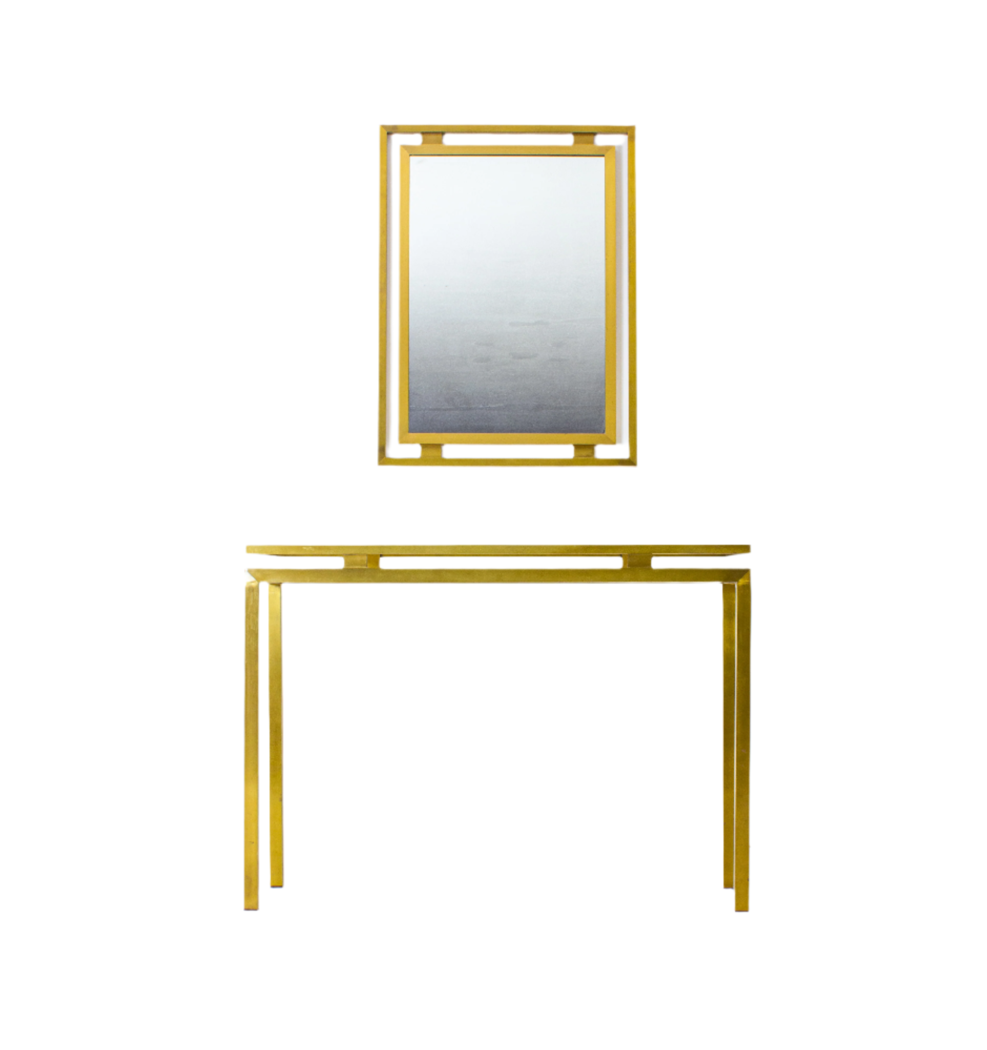 Regency_console_and_mirror_1980s