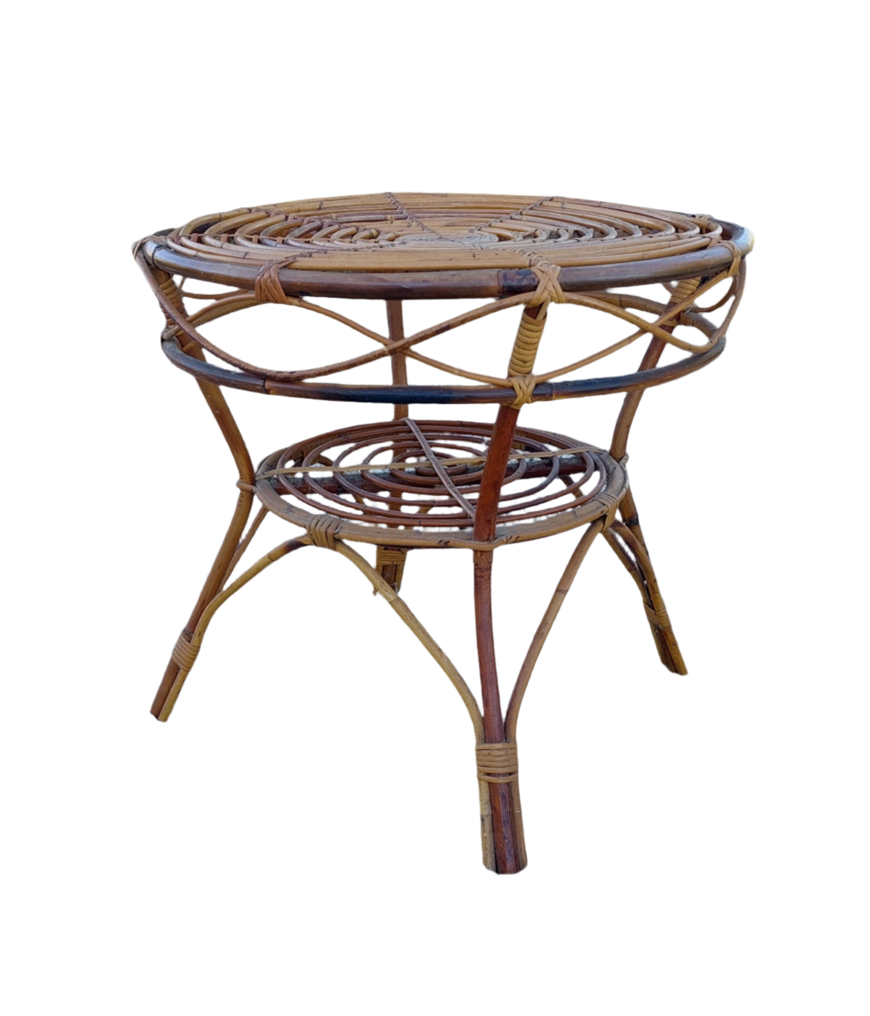 Round_Bamboo_Garden_Mid-century_Italian_Table