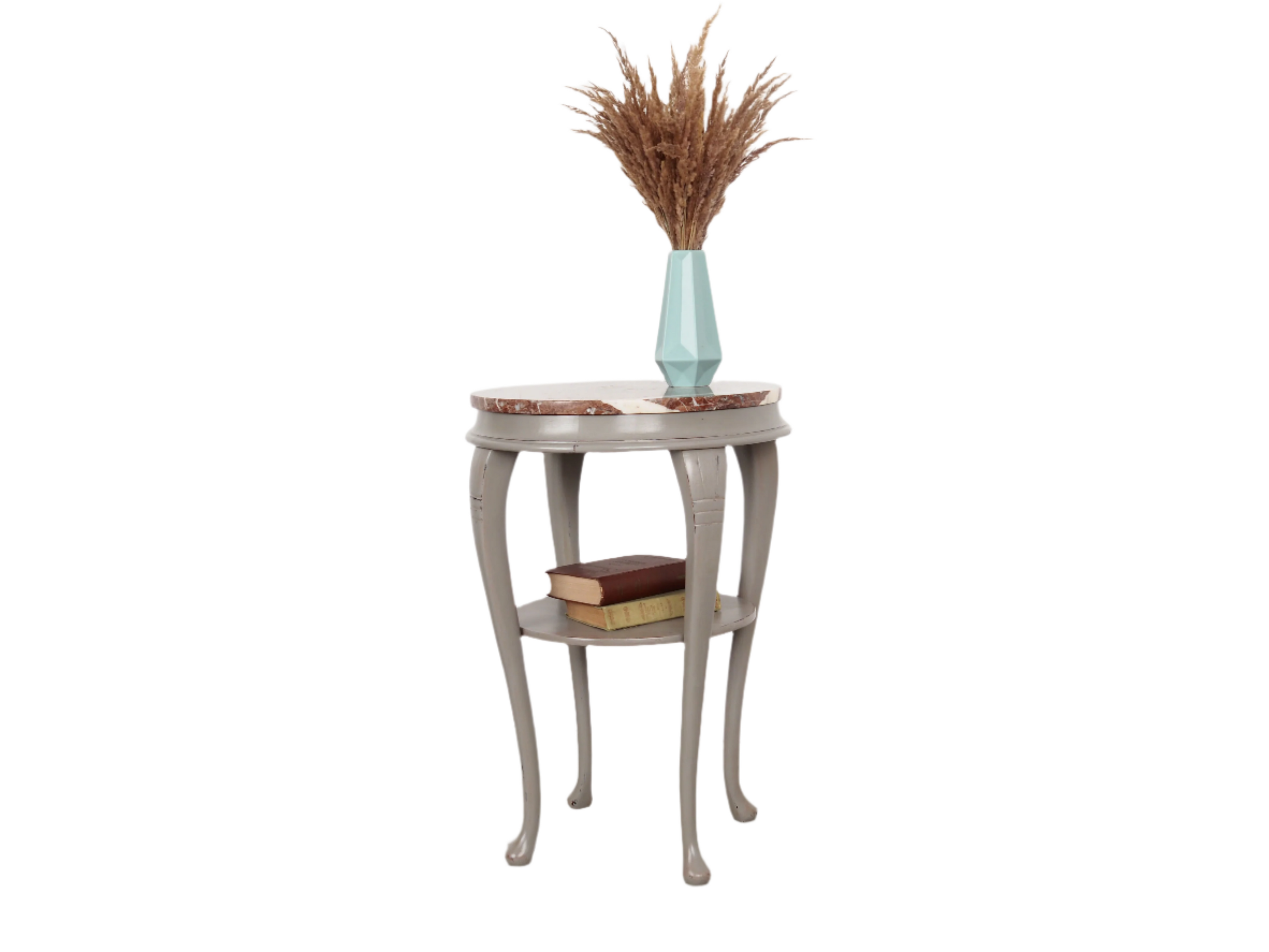 Round_mahogany_coffee_table_Danish_design_1960s_production_Denmark