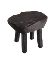 Rustic_Sculptural_Side_Table_Stool_Burnt_Black_Wood.
