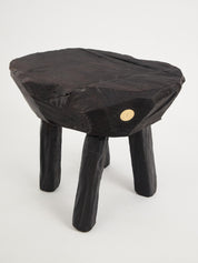 Rustic_Sculptural_Side_Table_Stool_Burnt_Black_Wood.