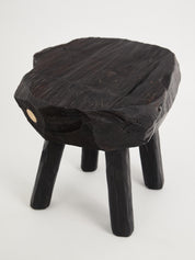 Rustic_Sculptural_Side_Table_Stool_Burnt_Black_Wood.
