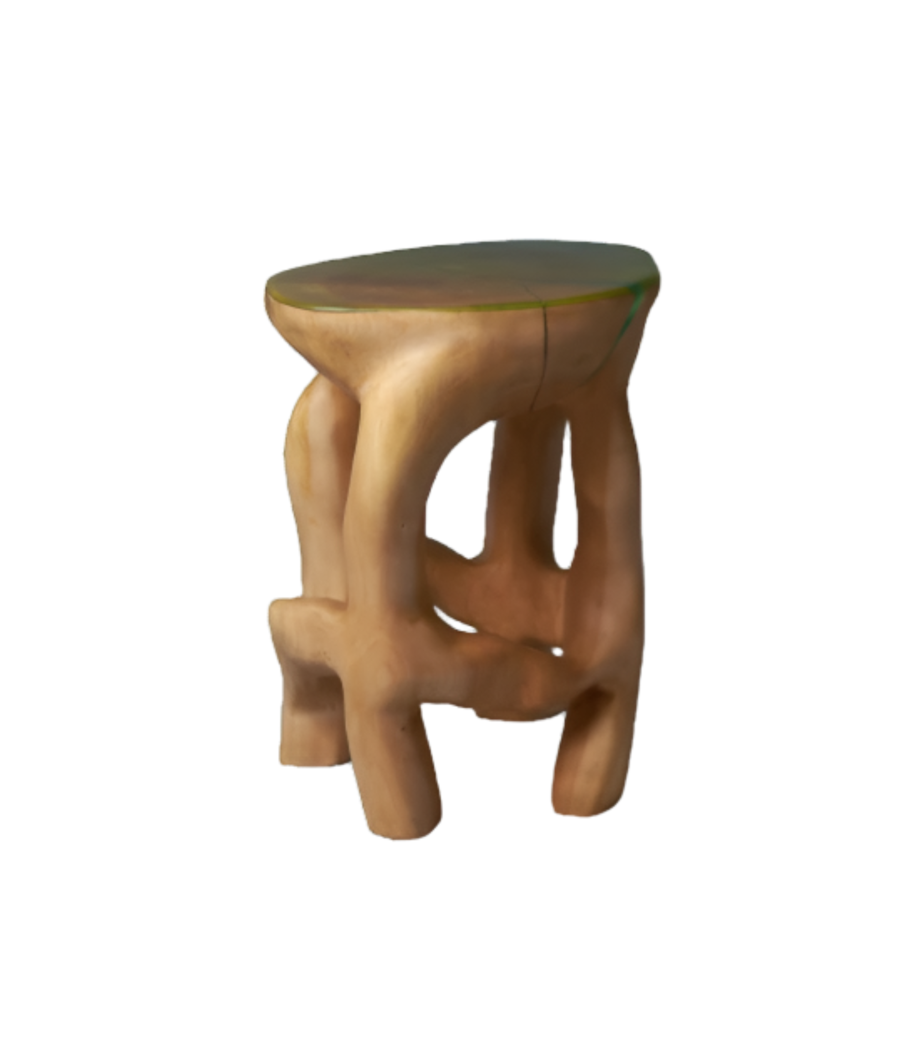 Satyrs_Solid_Wood_Sculptural_Contemporary_Side_Table
