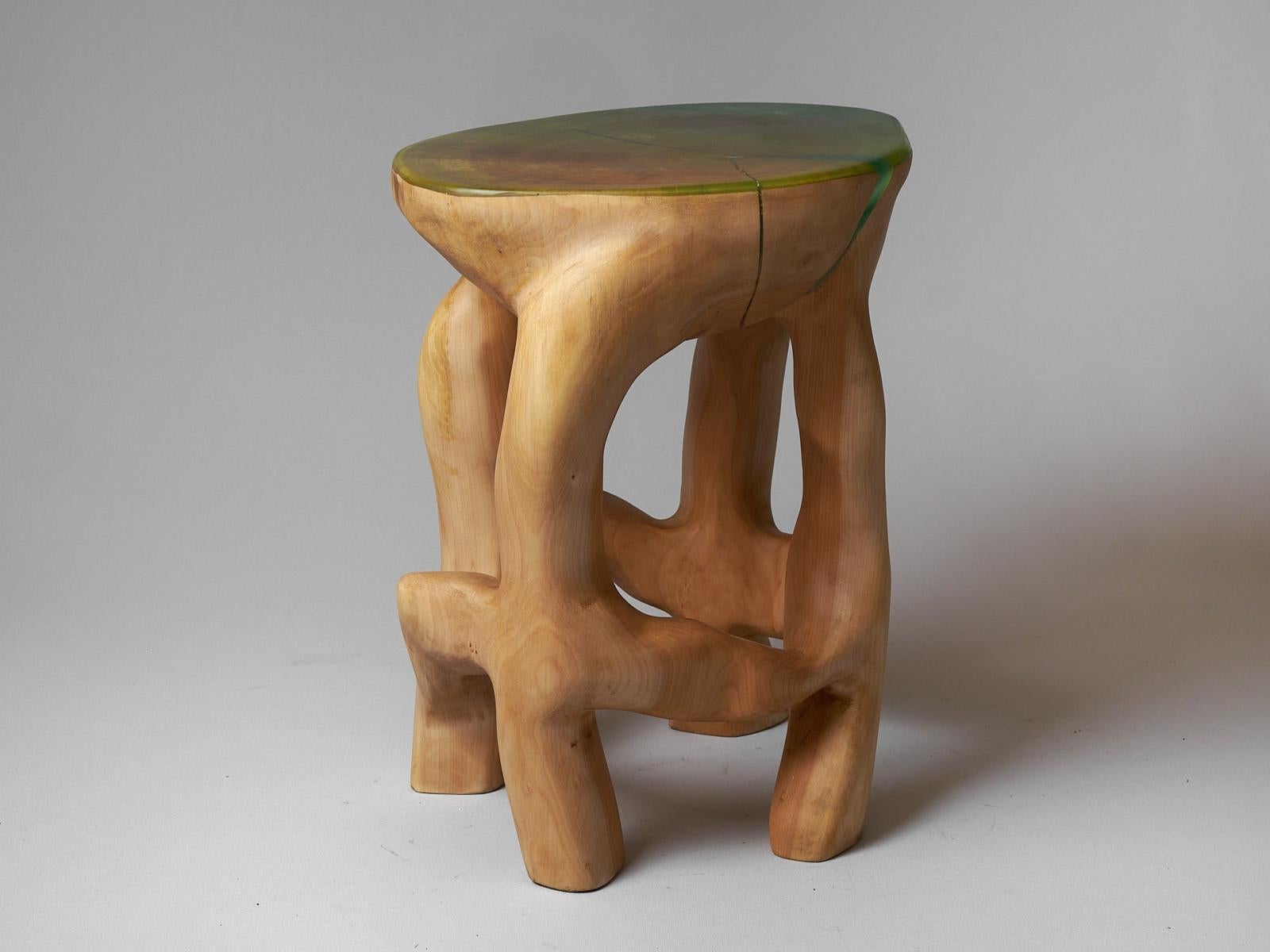 Satyrs_Solid_Wood_Sculptural_Contemporary_Side_Table
