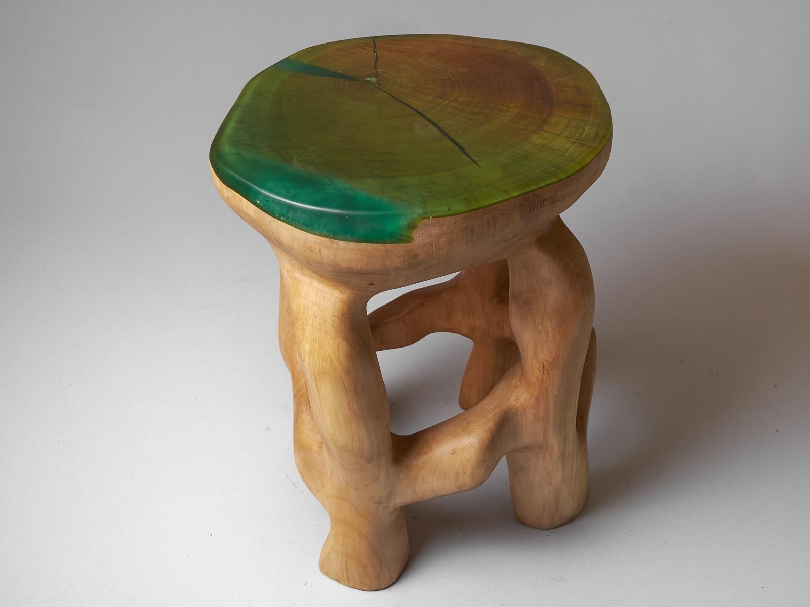 Satyrs_Solid_Wood_Sculptural_Contemporary_Side_Table