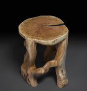 Satyrs,_Solid_Wood_Contemporary_Sculptural_Side_Table

