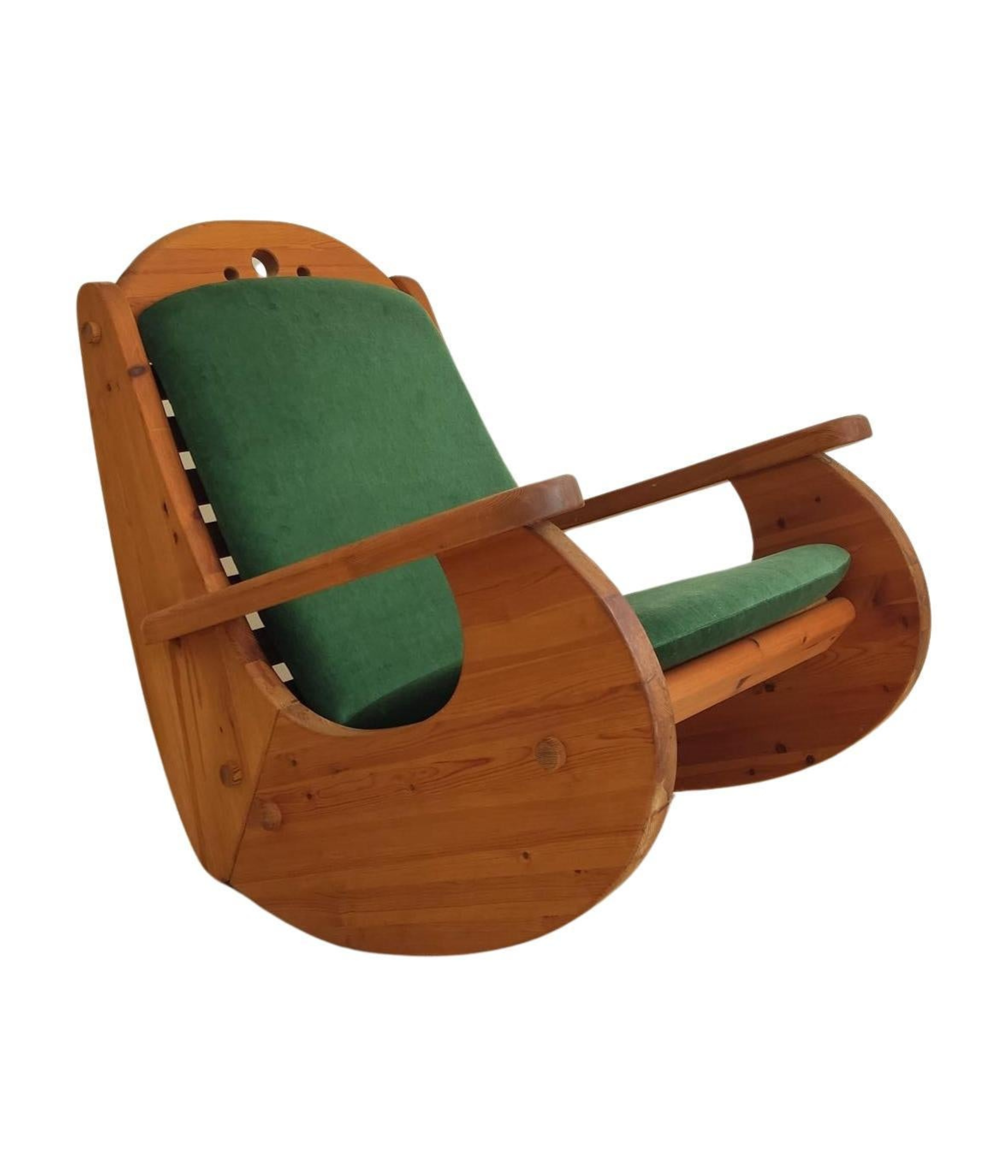 Scandinavian_pine_wood_Rocking_chair