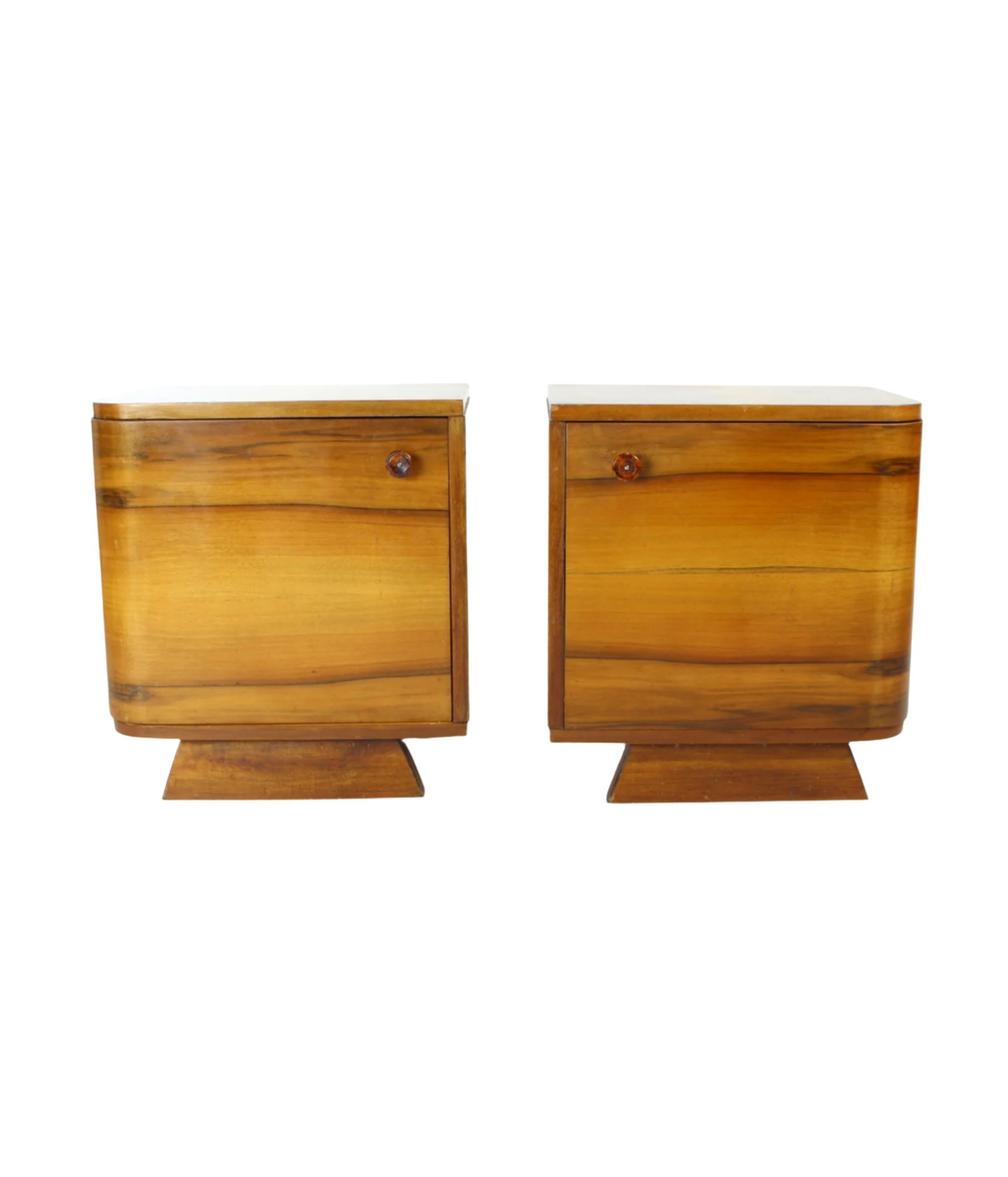 Set_of_2_Art_Deco_Bedside_Tables_In_Walnut_Czechoslovakia_1940s