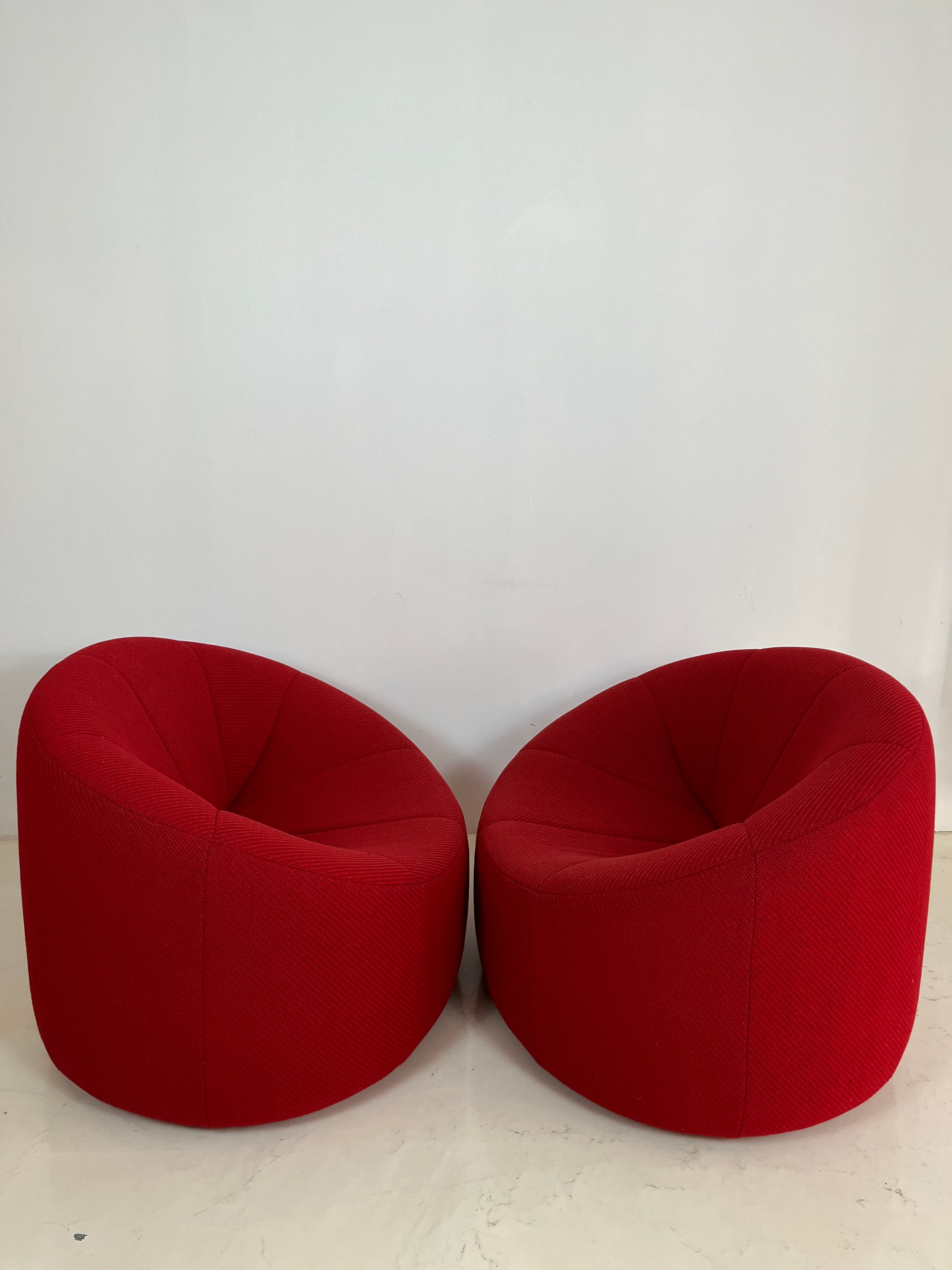 Set_of_2_Pumpkin_Armchairs_by_Pierre_Paulin_for_Ligne_Roset_1970s