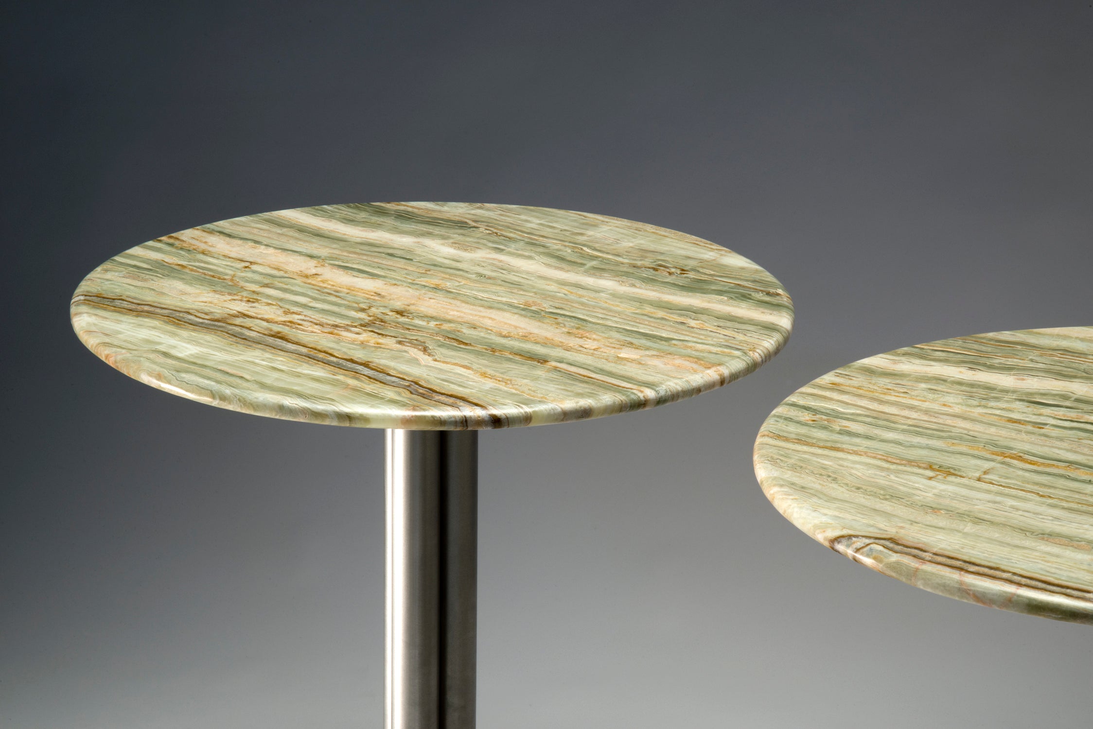 Set_of_2_Side_tables_in_Green_and_Beige