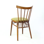 Set_of_4_Yellow_Fabric_and_wood_Dining_Chairs_By_Tatra_1960s