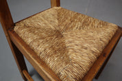 Set_of_6_brutalist_rustic_dining_chairs_in_Oak_and_Rush_1960_s