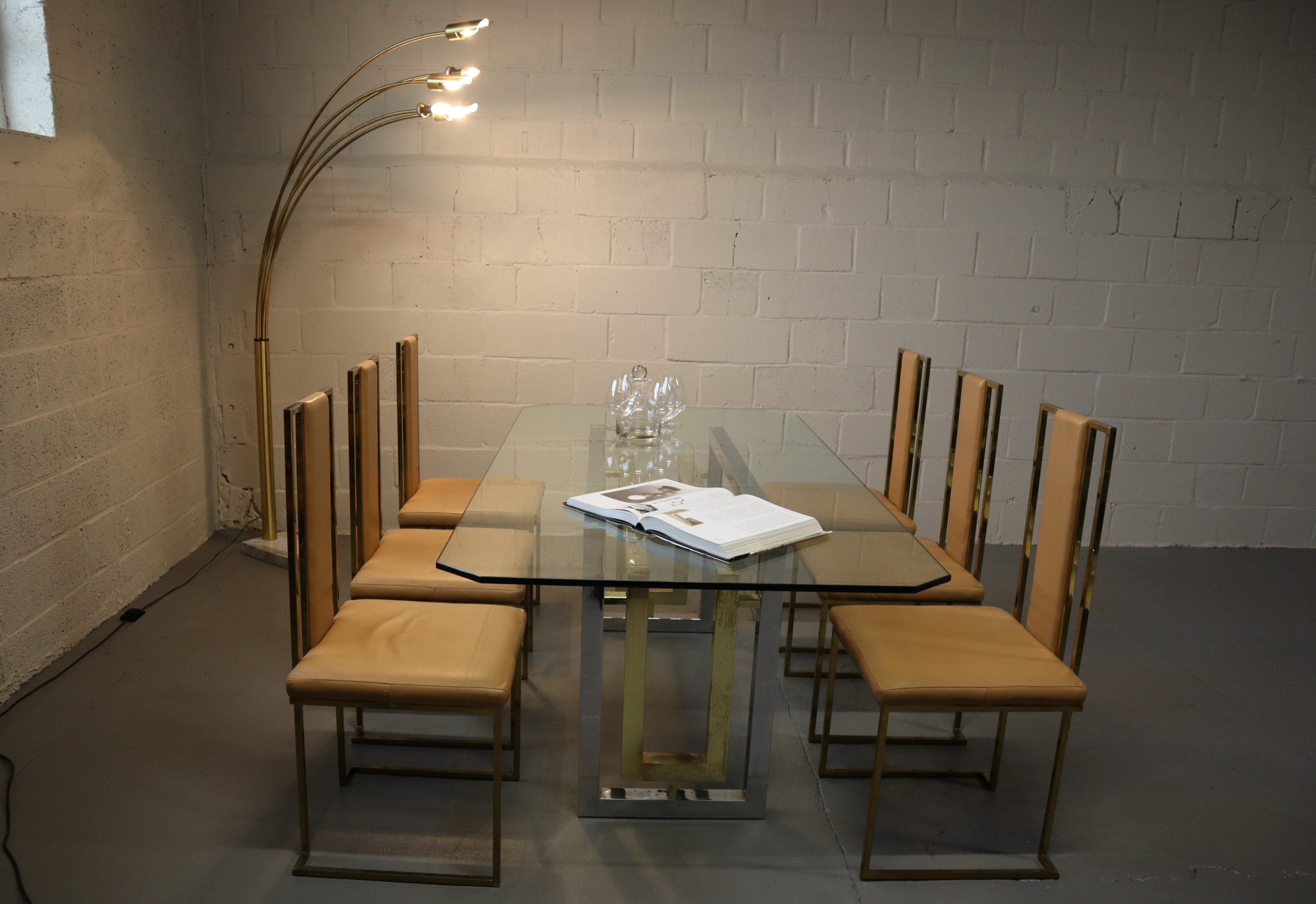 Set_of_Italian_Leather_Brass_and_Glass_Dinning_Table_and_Chair_by_Renato_Zevi_1970_s