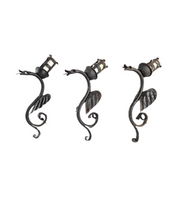 Set_of_Three_Wrought_Iron_Dragon_Sconces