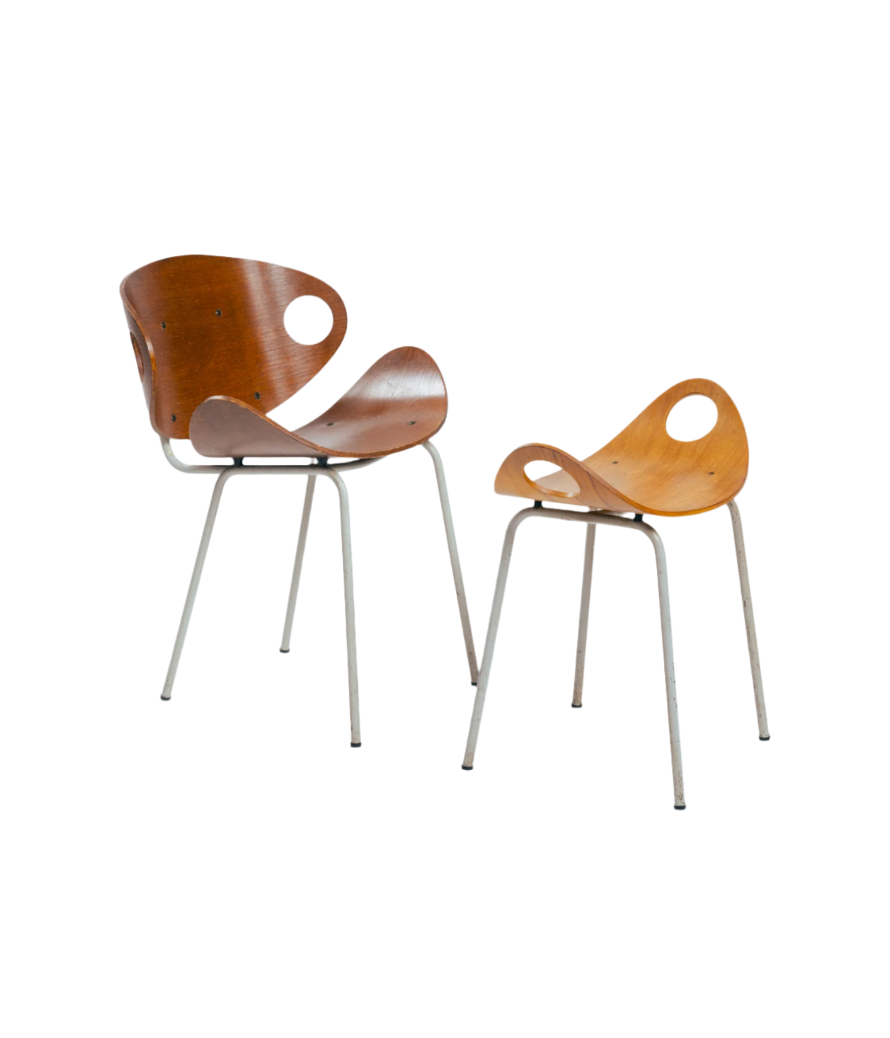 Set_of_Vintage_Chair_and_Stool_by_Olof_Kettunen_for_Merivaara_Finland_1950s