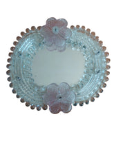 Small_Venetian_Italian_Table_Mirror_with_Murano_Glass_Frame._SOLD