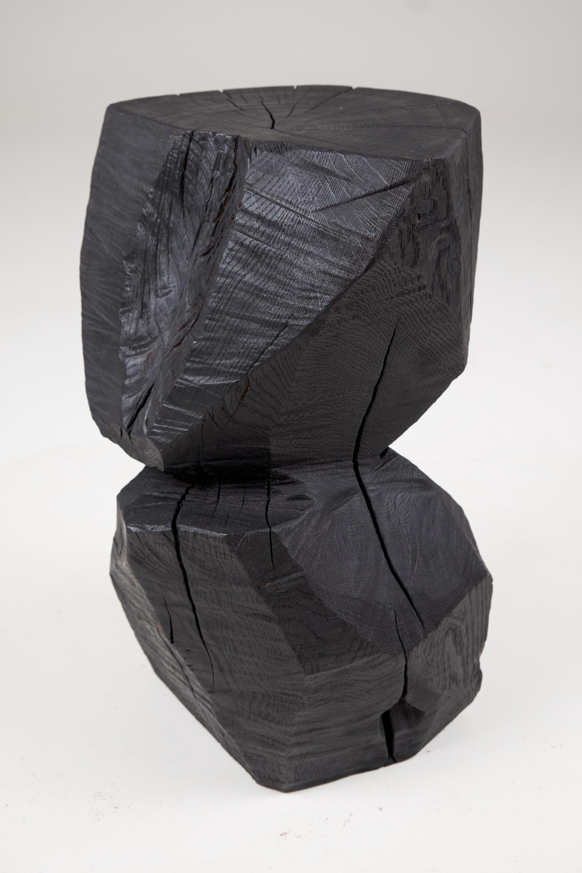 Solid_Burnt_Black_Wood,_Rustic_Sculptural_Side_Table